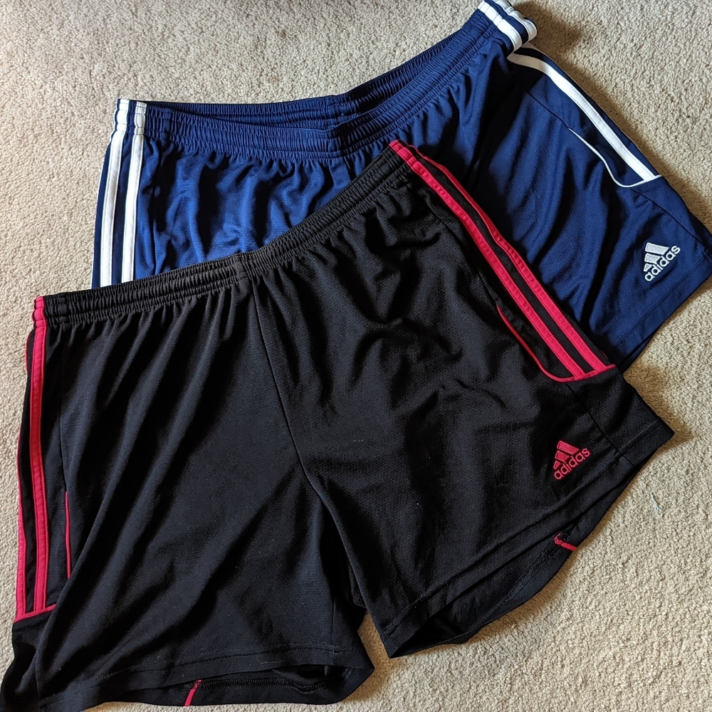 Adidas Gym shorts 2 pair